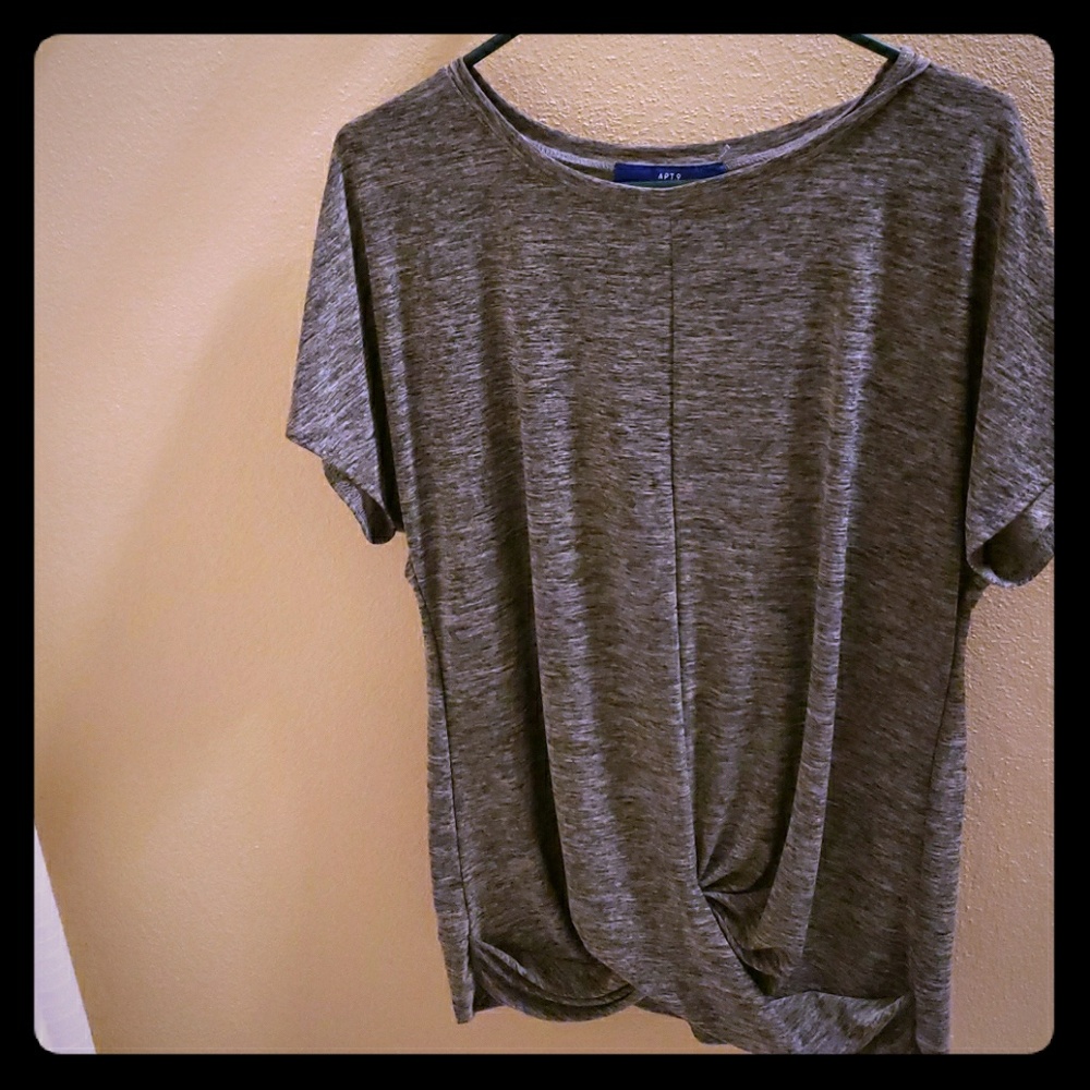 Apt 9 Grey short sleeve top